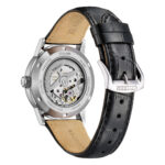 Orologio Uomo Citizen Classic Automatico Acciaio Cinturino Pelle Quadrante Nero - immagine 2