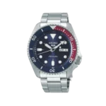 Orologio Uomo Seiko 5 Sports Automatico Acciaio Quadrante Blu Lunetta Pepsi